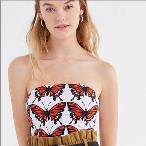 Urban Outfitters butterfly tube top